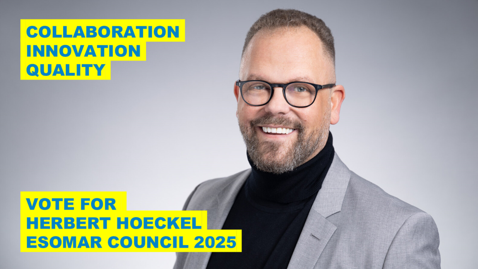 Herbert Höckel Kandidat für ESOMAR Council Wahl 2025