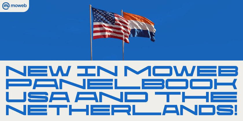 New in the international moweb Panelbook: The USA and the Netherlands!